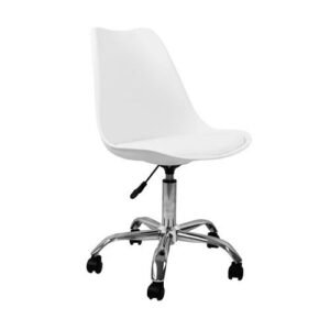 Home Office Desk Swivel Strong Chairs- White