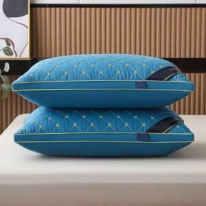 2-piece premium comfort bed pillow - soft, breathable