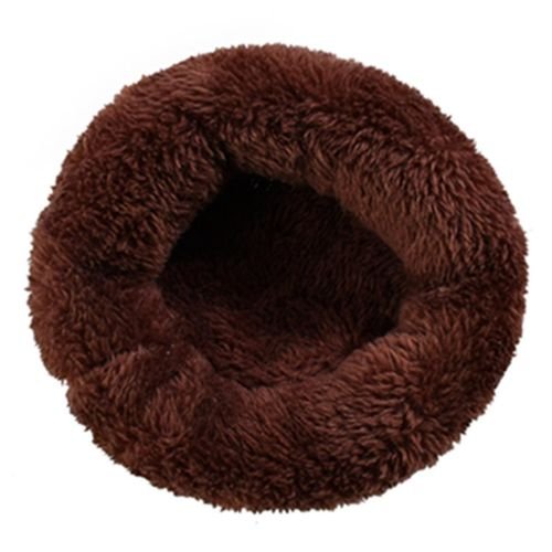 Cute Small Animal Mat Hamster House Warm Bed Bedding S Dark Brown
