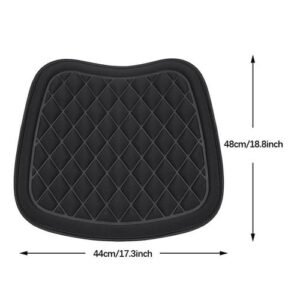 Car Seat Cushion Driver Seat Cushion With Comfort Memory Foam & Non-Slip Rubber Vehicles Office Chair Home Car Pad Seat Cover
