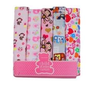 Carter's 5-Piece Child Of Mine Flannel - Multicolour