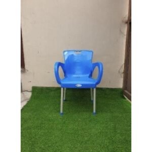 Plastic Chair With Iron Legs - Different Color