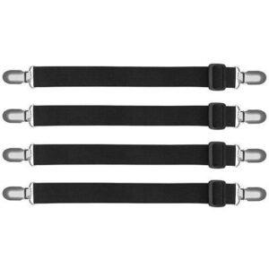 Bed Sheet Holder Straps, Corner Sheet Clips, Elastic