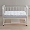 Shola Spark infant/toddler cot cotton bed topper/pad with elastic protector (deluxe)
