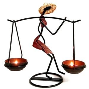 Nordic Take the Burden Teenage Iron Flower Stand Flower Pot