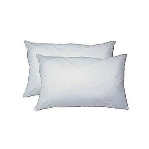 2 Fibre White Pillows For Sleeping - Double Quality.