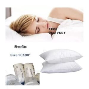 2 Unit Fibre Pillows-White 20*30
