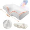 100% Natural Orthopaedic Latex Rebound Memory Foam Pillow-White
