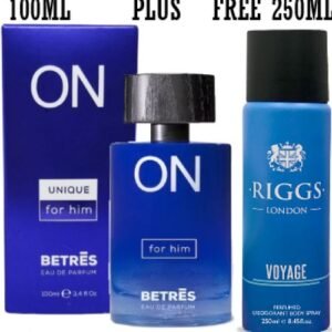 Betres ON PERFUME UNIQUE 100ML + 250ML RIGGS BODY SPRAY