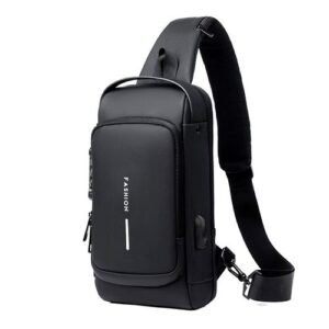 Men Anti Theft Waterproof Crossbody Bag  With Anti Lock