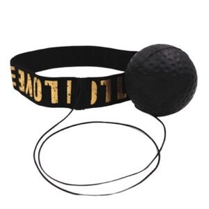 Boxing Ball Headband Mma Boxing Equipment Punch Practice Black Ball
