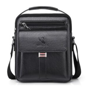 Single-shoulder Bags WEIXIER D245 Men Large Capacity Shoulder Backpack D245 Black