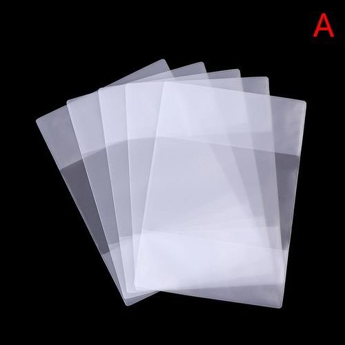 5pcs Passport Holder Cover Waterproof Transparent Protective Case For International Certificate Of Vaccination