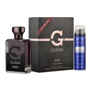 Lamuse Gustav  For Men  Edp Perfume 100ml + Perfume Spray