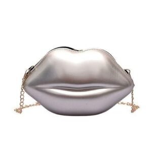 Sexy Lips Style PU Ladies Clutch Bag