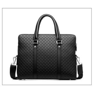 Quality Briefcase Bag - Men's Leather Business Briefcase - Office Bags