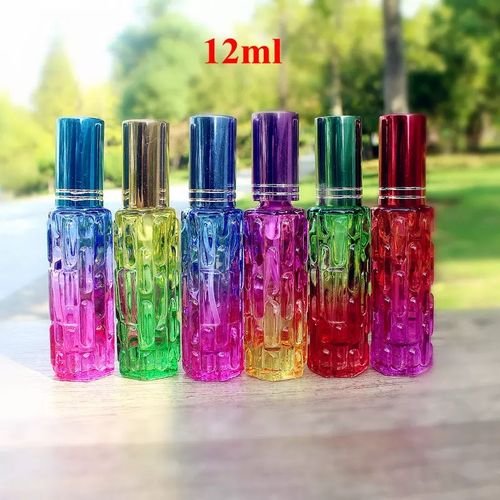 Empty 12ml Perfume Oil Bottles With Spray Lid