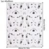 Clothes Storage Bags Vacuum Bags For Shoes Makeup Underwear Zipper Lock Self Seal Wardrobe Storage Bags Frosted Printed