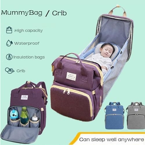 Baby Diaper Multifunction Bag With Pockets For TraveL