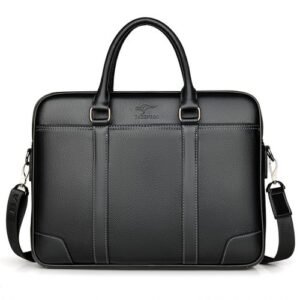 Black Large Capacity Executive Fashion Laptop Bag