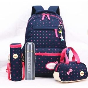 4 In 1 Back To School Baby Diapers Bag With Flask