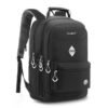 Coolbell 18.4 Inch Backpack Laptop Bag Travel Rucksack Water-resistant Hiking Knapsack Protective Day Pack - Black