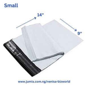 Courier Bags /Courier Nylons /Poly Mailer Bags Invoice Pocket 100pcs White A4 23x36cm 9/14 Inches