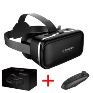 VR Glasses 3D Virtual Reality Play Game Console  For Phone With Bluetooth Controller