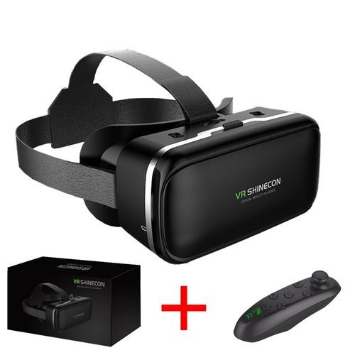 VR Glasses 3D Virtual Reality Play Game Console For Phone With Bluetooth Controller