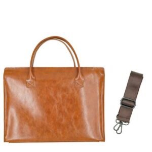 Ladies PU Leather Laptop Bag Handbag 13/14/15.6/16 Inch For Macbook Air Tablet HuaWei MateBook Lenovo Thinkpad