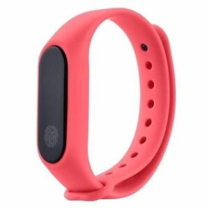 M2 Sport Waterproof Smart Bracelet M2 Wrist Band Smart Watch OLED Fitness Tracker Pedometer For IOS Andriod Phones (Red) WANKAI
