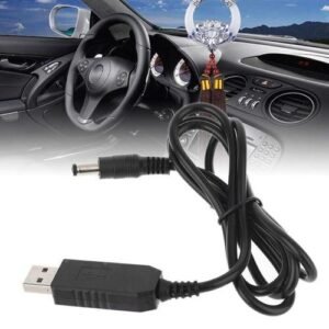 Qc 3.0 Usb To Dc 12v 1.5a 5.5x2.1mm Step Up Cable Power Boost Line For Wifi Router Led Strip Light And More 12v Devices