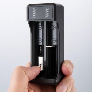 Portable USB Battery Charger Charging Fast For 3.7V/4.2V 2 Slot