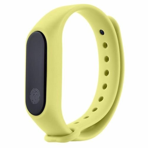 M2 Sport Waterproof Smart Bracelet M2 Wrist Band Smart Watch OLED Fitness Tracker Pedometer For IOS Andriod Phones (Yellow) WANKAI