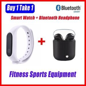 Sale M2 OLED Sport Waterproof Smart Bracelet Wrist Band Smart Watch With Heart Rate Monitor Fitness Tracker Pedometer Function For IOS Andriod Phones (White) WANKAI