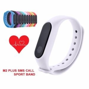 M2 Sport Waterproof Monitor Smart Bracelet M2 Wrist Band Smart Watch OLED Fitness Tracker Pedometer For IOS Andriod Phones (White) WANKAI