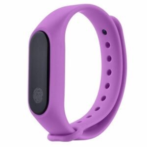 M2 ?Version2? Sport Waterproof Heart Rate Monitor Smart Bracelet M2 Wrist Band Smart Watch OLED Fitness Tracker Pedometer For IOS Andriod Phones (Purple) WANKAI