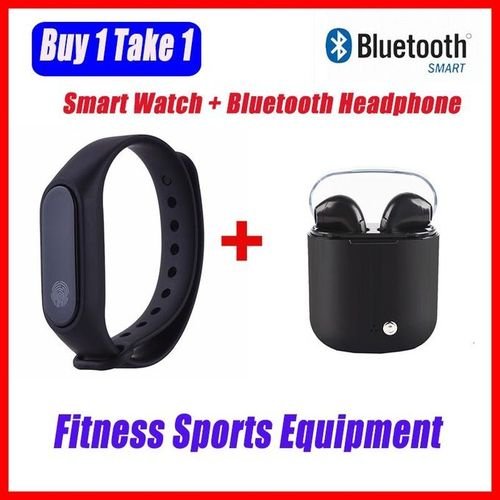 Sale M2 OLED Sport Waterproof Smart Bracelet Wrist Band Smart Watch With Heart Rate Monitor Fitness Tracker Pedometer Function For IOS Andriod Phones (Black) WANKAI