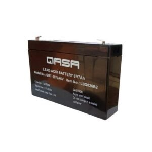 Qasa Rechargeable Fan Replacement Battery 6V 7Ah