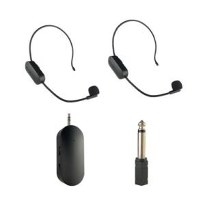 2.4G Wireless Head-Mounted Microphone Set with Receiver 1 t