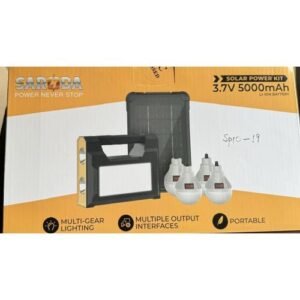 Solar Energy Lighting Kit 3 Bulbs