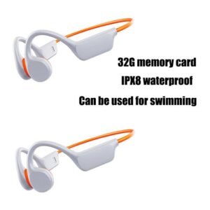 Adzuki Bean IPX8 32GB Swimming Headphone X7 Bone Conduction Bluetooth Earphone Wireless IPX4 Waterproof Music Headset For Sports IRO