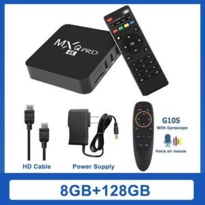 MXQ PRO TV Box 4K Android 11 8GB 128GB S905L Media Player Receiver 2.4G Wifi Smart TV Box Andriod Set Top Box Keyboard Remote