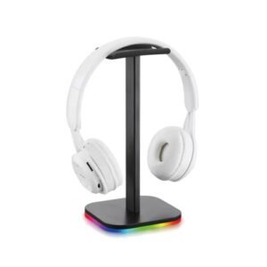 RGB Headphone Stand Game Headset Desk Display Holder - A