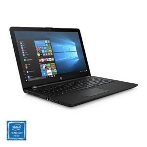 Hp 15 Intel Pentium Quad Core (500GB HDD,4GB RAM +32GB Flash+ USB Light For Keyboard Windows 10 Laptop- Black