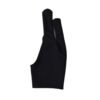 1Pc Anti-Fouling Two Finger Glove For Artist Drawing-Black
