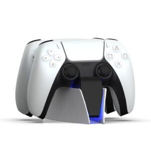 Dual Controller Charging Station For PS5  Fast Charger LED Indicator Charging Stand Docking Station For PlayStation 5