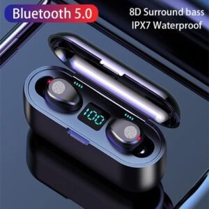 Wireless Bluetooth 5.0 True Headsets 9D Stereo Bluetooth Earphone