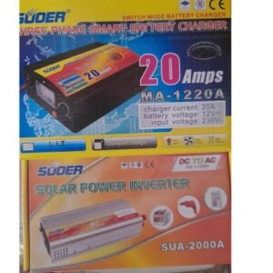 2000watts Power Inverter With 20amps Charger(2 In 1)