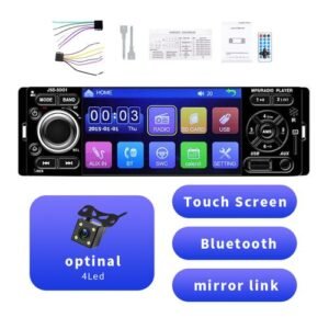 Mirror Link For Andriod Microphone 4" 1 Din Car  MP5 Player